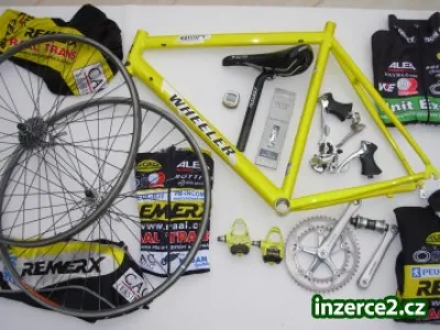 Komponenty Schimano DuraAce,Look,Mavic,Ritchey