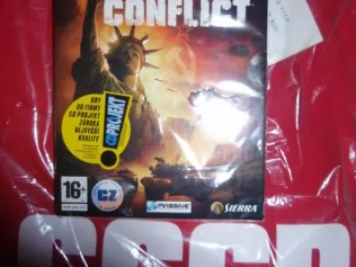 hra World in Conflict a červené tričko CCCP