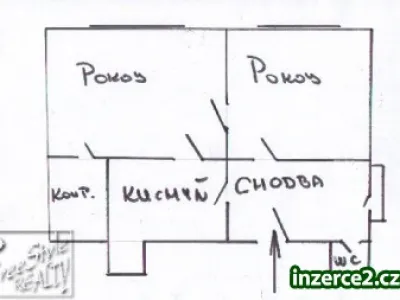 2+1 42m2 P6 Střešovice, možno část. zařízený