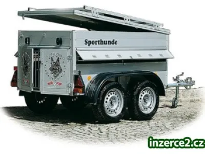PŘÍVĚS ZA AUTO PRO PSY S TERMO BOXY, TYP SH 4 MT