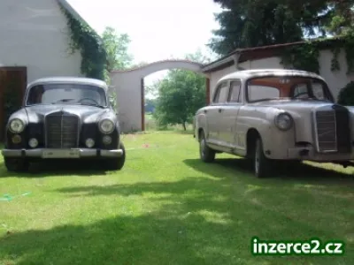 2 X MERCEDES 220 S  r.v. 1958