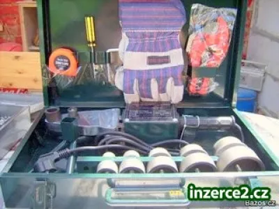 Svářečka plastových trubek a nůžky v kufru sada 20-60mm