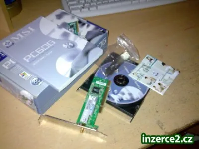 MSI PC60G Wireless 11g Turbo G PCI Card