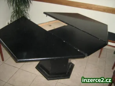 2xšestihran rozkládací na 8 míst, 3x obdélník 150x90