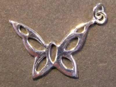 Butterfly (motýl) - stříbrný přívěsek