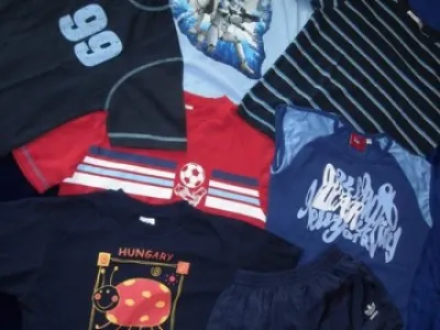 Trička zančkové 6 kusů + šortky Adidas