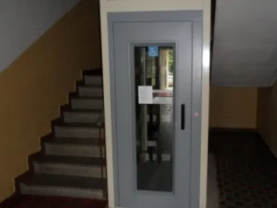 Výtah SIRIO verze samonosná s opláštěním