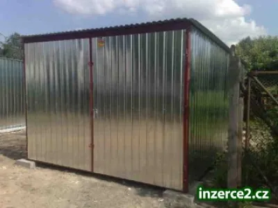 plechové montované garáže 3 x 5 m