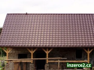montáž plechových střešních krytín