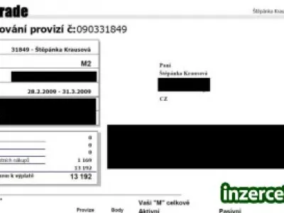 Za 55 Kč možnost doživotních provizí !!!