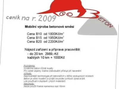 Výrobu betonu a betonářské práce