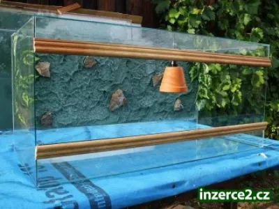 TERÁRIUM 96x44x44cn PRO AGAMY -ležaté-