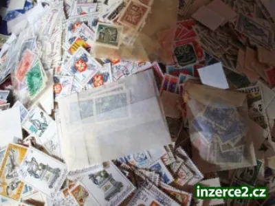 Nabízím obrovskou sbírku cca 100 tisíc československých známek do r.1992