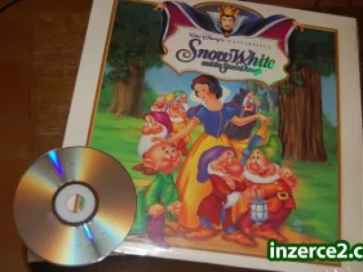 Rarita !!! Laser disc Sněhurka a sedm trpaslíků, Aladin a kouzelná lampa, a Lví král...