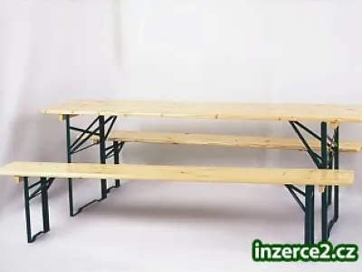 zahradní nábytek pivní set 60x220