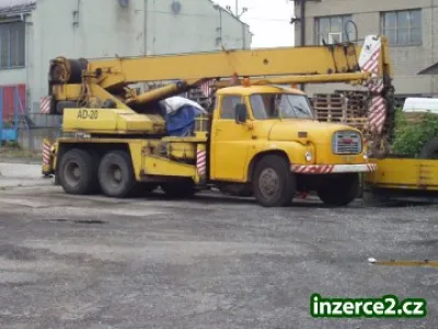 Autojeřáb AD20 Tatra 148