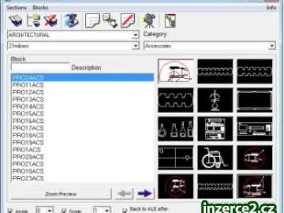 Architektura - nadstavba progeCAD Professional