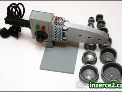 Svářečka plastových trubek 1100W + nůžky