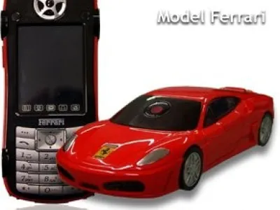 Prodám mobilní telefon ve tvaru auta - Ferrari