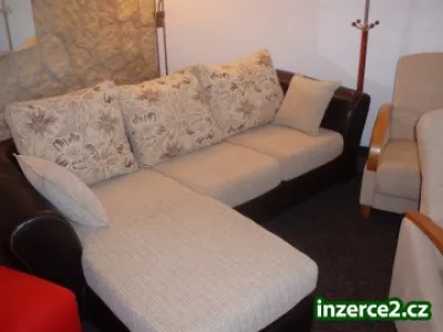 rohová polštářová sedací souprava