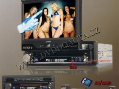 Autorádio s DVD a monitorem Panasonic