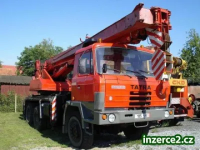 autojeřáb čkd AD20 T, TATRA 6x6, R.V 1993