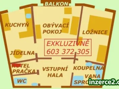 PRONÁJEM-PHA 2 - Vinohrady - reprezentativní 2+1/B s výhledem
