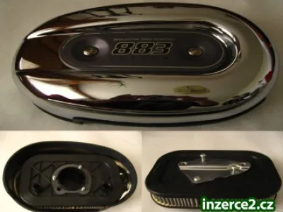 Vzduchový filrt s krytem na H-D Sportster 04-Later XL models
