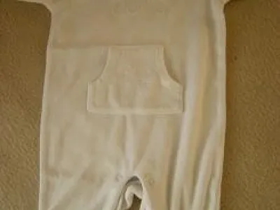 nový bílý overálek