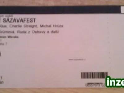 Prodám dva lístky na Sázavafest