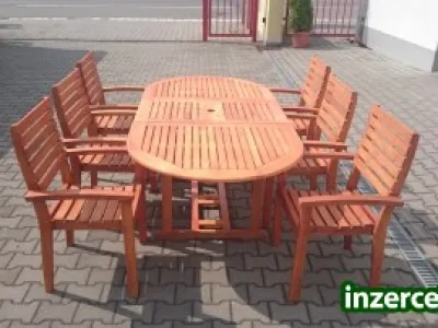 Zahradní sestava VIET 1+6 stoh s certifikátem FSC