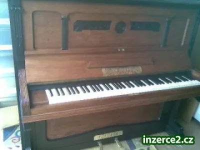 PRODÁM PIANO FORSTER-HNĚDO ČERNÉ-SLONOVINA KLAVIATURA,PĚKNÝ,2 PEDÁLY,DOVOZ DOHODA.LEVNĚ MOŽNOST I NASTĚHOVAT NA MÍSTO