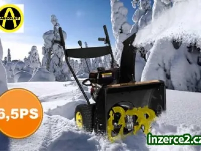 Sněhová fréza ABSOLUT SNOW 56 - 6,5 PS  / KOLOVÁ - SAMOCHODNÁ /6,5 PS = VÝKON MOTORU 6,5 KONÍ = 4,85 kW/  2-STUPNOVÁ FRÉZA !!!  /