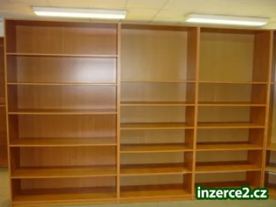 vybavení prodejny regálové skříně