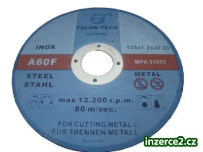 Řezné kotouče 125 mm na ocel