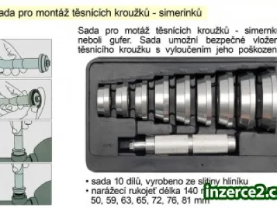 Sada pro montáž těsnících kroužků - simerinků