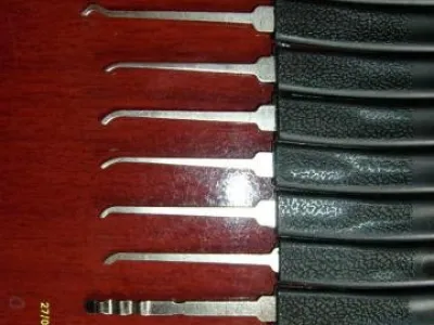 Lock pick, planžety, šperháky, paklíče sada - 9ks