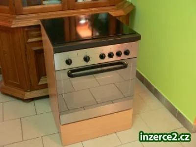Nerezový sporák IGNIS + sklokeramická deska
