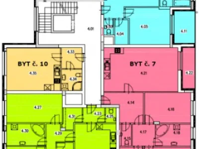 Novostavba bytu 4+kk, 87,5m2 + balkon 4,5 m2, Praha 10