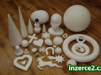 Kruh záchranný, věnec vítězů, věnec smuteční, adventní věnec polystyren