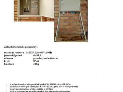 Stavební rozvaděč