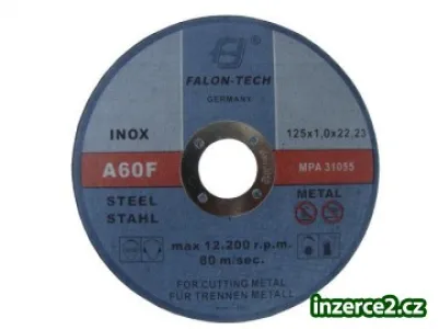 Řezný kotouč 125 mm na ocel