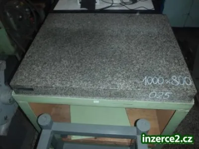 Žulová deska kontrolní 1000x800 mm.