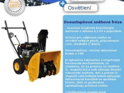 Sněhovvá fréza 6.5 PS