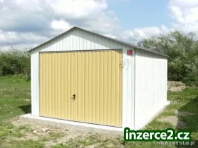 Plechové garáže celá ČR - dovoz a montáž zdarma