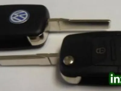 Klíč VW, Škoda, Seat, 2 tlačítka nebo 3 tlačítka