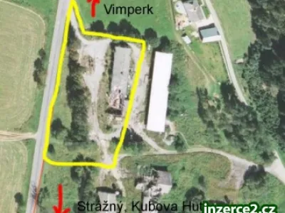 Pozemek na zajímavém místě Vimperk směr Strážný 6