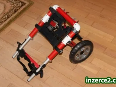 Invalidní vozík pro jezevčíka