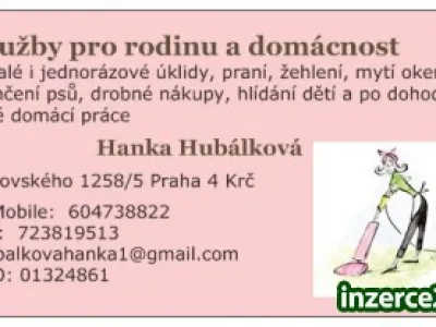 Služby pro rodinu a domácnost
