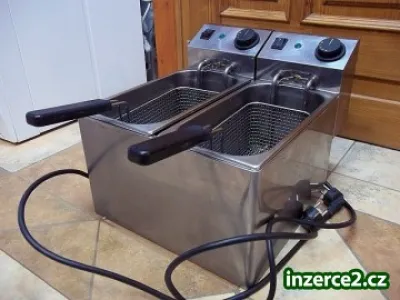 GASTRO PROFI fritéza dvojitá elektrická